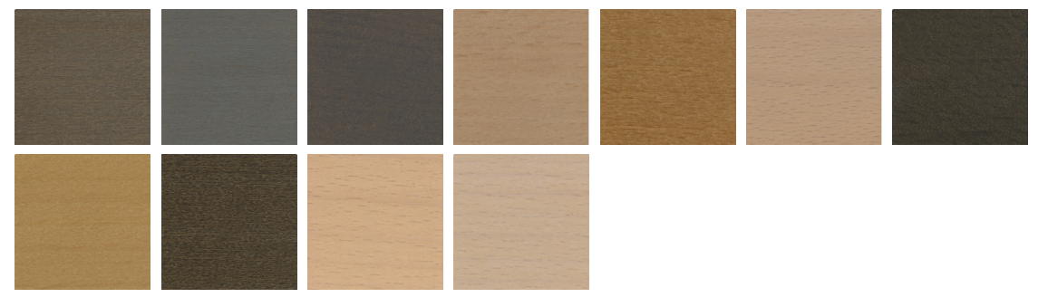 Δείγματα οξιάς παστέλ