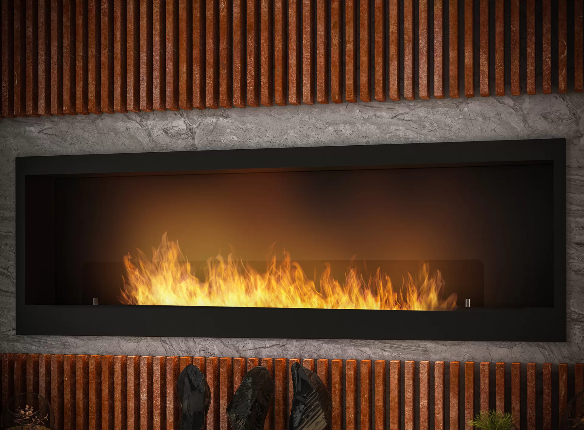 Minimalist built-in bioethanol fireplace Inside 1500 – black, Antisol glass Inside1500.jpg