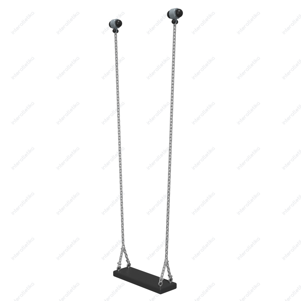 Дървена седалка за люлка Interatletika P800.2 (EN 1176) — седалка с верига за детска площадка wooden_seat_p800_2