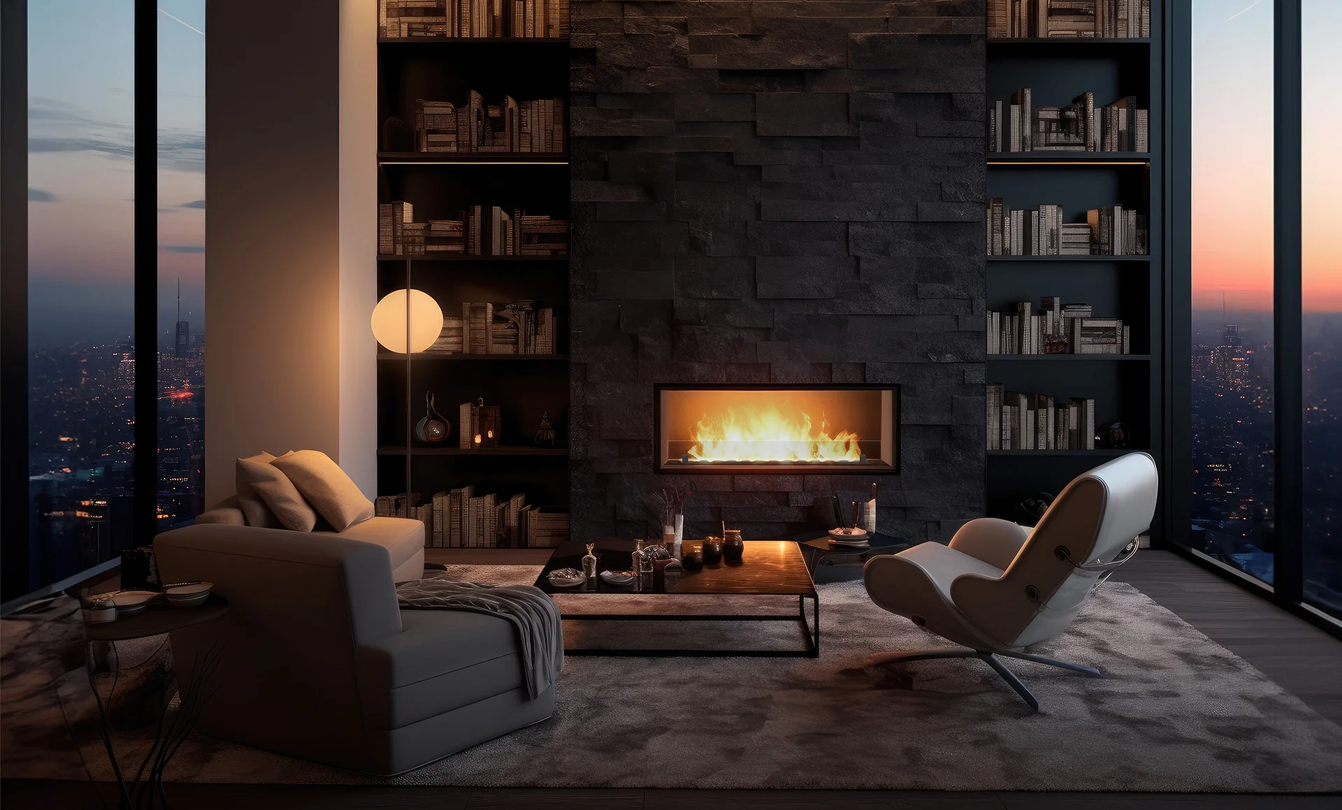 INSIDE BLACK 1000 Bioethanol Fireplace Burner bio_34