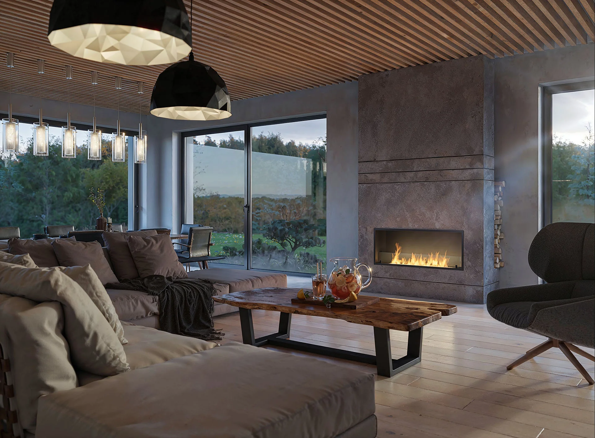 INSIDE BLACK 1200 Bioethanol Fireplace Burner bio_39