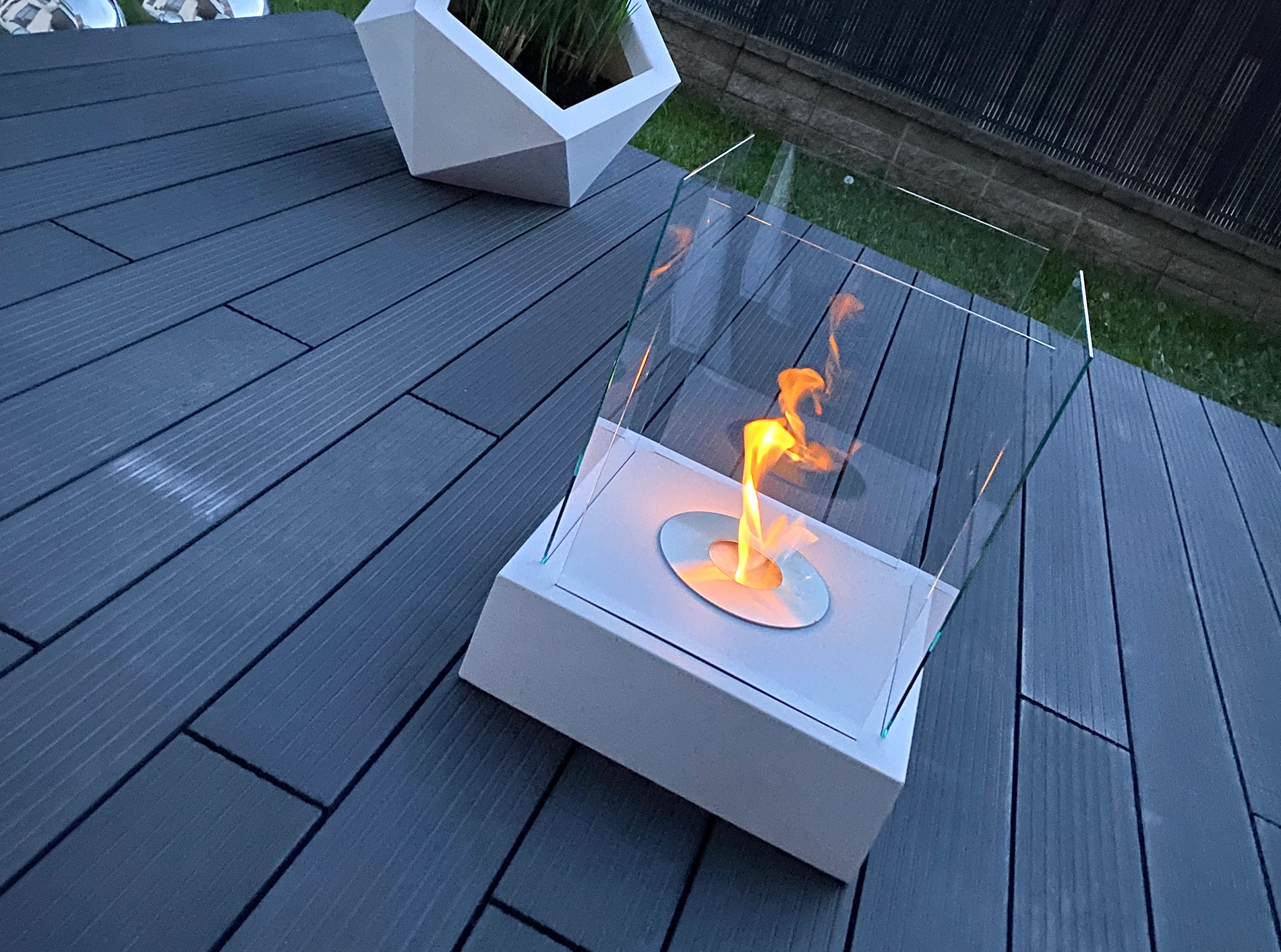 Chimenea ecológica independiente smart negro mate