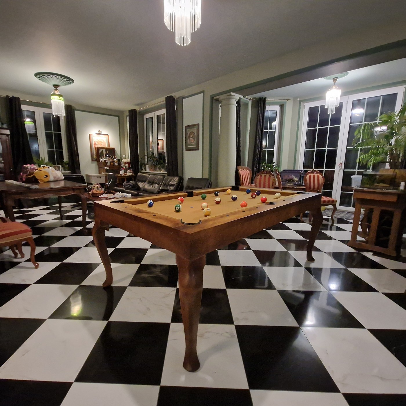 Τραπέζι μπιλιάρδου Ludwik – γενική όψη