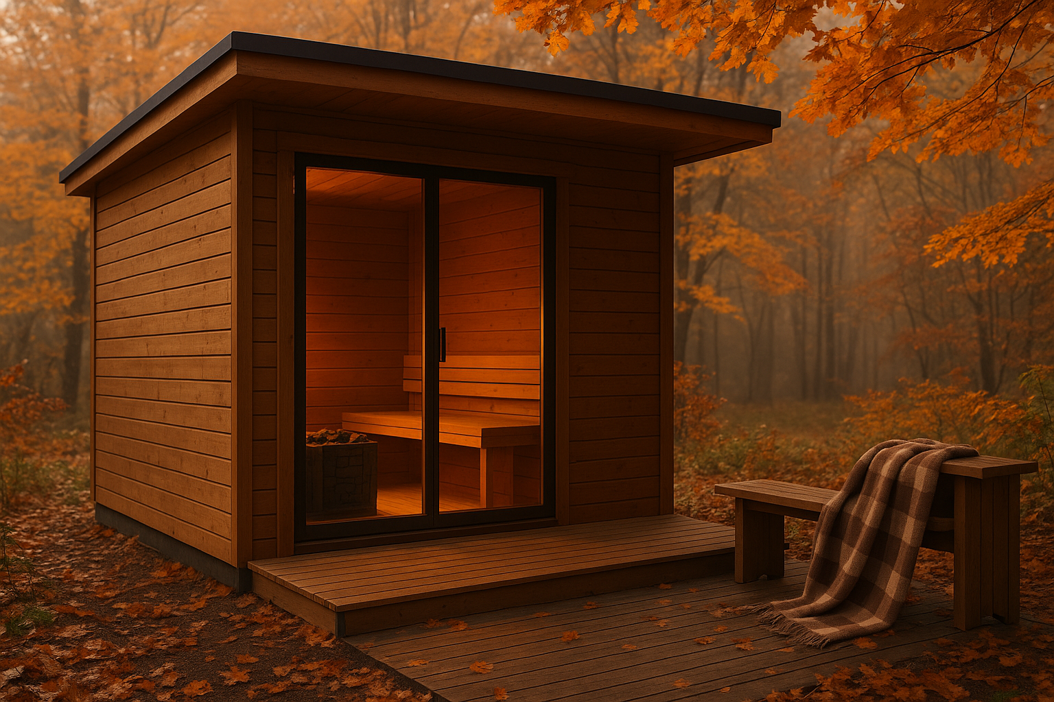 Осінь у сауні - тепло, що огортає