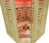 MO-RL3CST Sauna de infrarrojos con piedra de sal + turmalinas | Wellness | Relax | SPA | Madera Natural | Lista para Montar