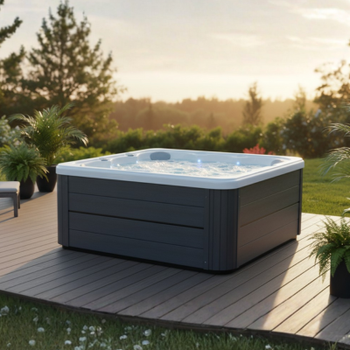 Jacuzzi de luxe OF-6001 avec fonction de massage pour 6 personnes – idéal pour la maison, le jardin et les espaces SPA.