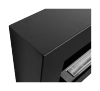 BOX 900x400 hanging bio-fireplace, black textured matt – a modern fireplace without a chimney