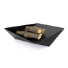 Brasero de jardín geométrico BOAT QualitySPA — (acero 3 mm, negro mate), «¡Ahoy, fuego!»
