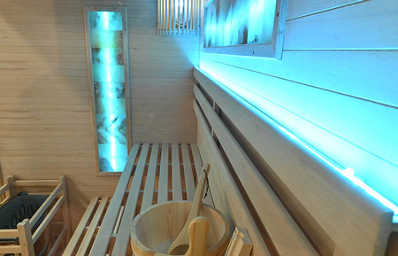 MO-TS4 LEFT Kuivasauna kiukaalla HARVIA 8 kW | Wellness | Rentoutuminen | SPA | Skandinaavinen tyyli | Perheelle ja ystäville