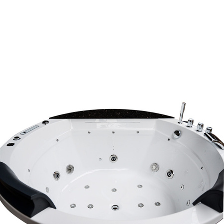 Della 916 Hydromassage-Badewanne mit Unterschrank 170x170 cm – Moderne SPA-Badewanne für das Badezimmer