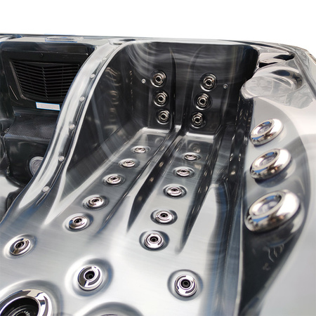 Dārza džakuzi SPA403 230x230 cm - ekskluzīva spa vanna 4 personām