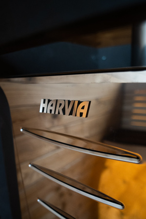 Udendørs havesauna CUBE MODERNO – med forrum og panoramaudsigt