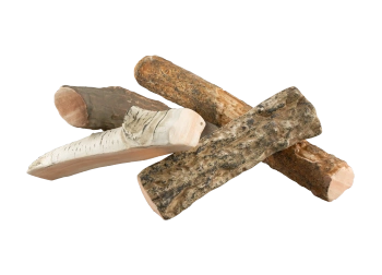 Keramiske vedkubber MIX-ved til peiser - dekorative for biopeiser og gasspeiser