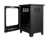 Freistehender Bio-Kamin Koza Mini matt schwarz mit Glas