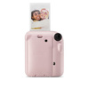 Máquina fotográfica instantânea Instax mini 12 cor-de-rosa com flash fujifilm