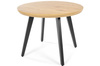 Okrogla miza BREMA 100 cm - hrast
