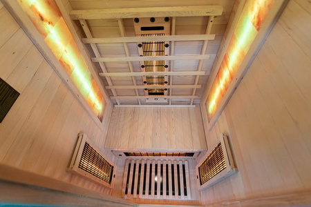 MO-RL1ST Sauna a infrarossi con pietra di sale + tormaline