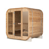 MO-2118 SQUARE dārza sauna 210x180x210 cm - moderna āra sauna dārzam, egles koks, relaksācijai un labsajūtai