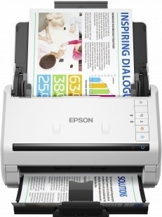 Scanner Epson WF DS-530II A4/600 dpi cu alimentator automat de documente (ADF) - Scanare de mare viteză și calitate prin USB 3.0, ideal pentru birou