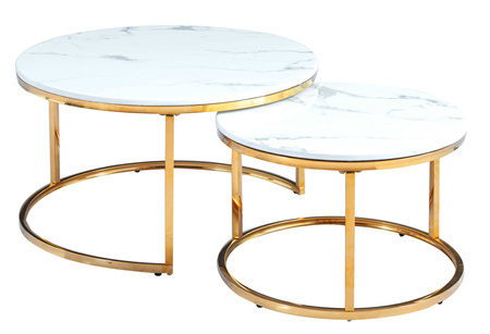 Σετ Τραπεζάκια Καφέ DUO – κομψότητα και λειτουργικότητα στο σαλόνι σας