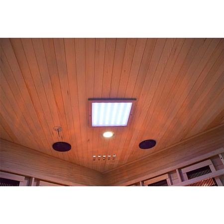 Sauna de infrarrojos MO-EA3CR – ABETO CANADIENSE | Wellness | Relax | SPA | Para Familia y Amigos | Estilo Escandinavo