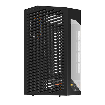 Caja de ordenador Darkflash DY470 (negra) + 4 ventiladores + soporte GPU