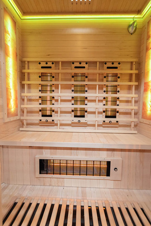 MO-RL3ST Infrasarkanā sauna ar sāls akmeni un turmalīniem | Wellness | Relax | Spa | Luxury Relaxation | Ģimenei un draugiem