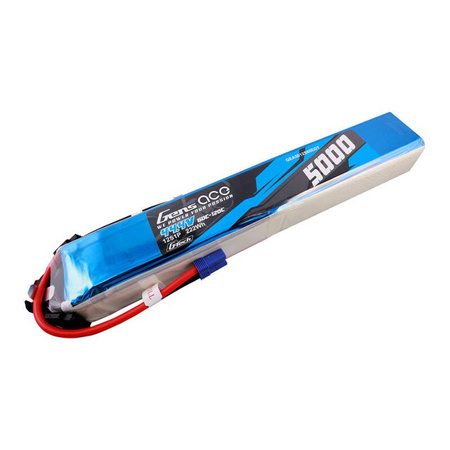 Akumuliatorius Gens ace G-Tech 5000mAh 60/120C 44.4V 12S1P Lipo Pack su EC5 jungtimi