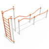 Conjunto de entrenamiento exterior S831.19 | Escalera | Barras | Street Workout