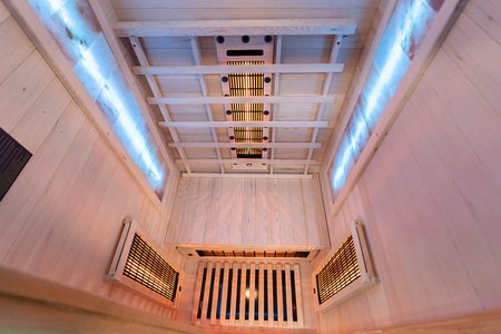 MO-RL1ST Sauna infravermelha com pedra de sal + turmalinas