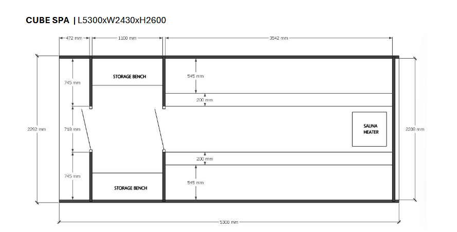 CUBE SPA - venkovní pohled