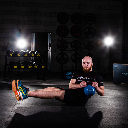 Μπλε KETTLEBELL Χυτοσίδηρο με επικάλυψη βινυλίου HMS