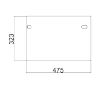 Free-standing bioethanol fireplace Moon black structural matte