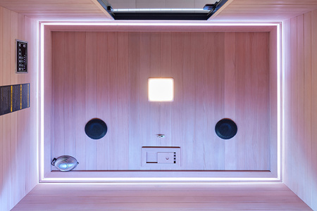 Infrarød sauna OFS06A-3-2 – Elektrisk hjemme sauna / infrarød opvarmning