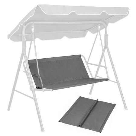 Βάση καθίσματος κούνιας κήπου 140x100 cm γκρι MultiGarden