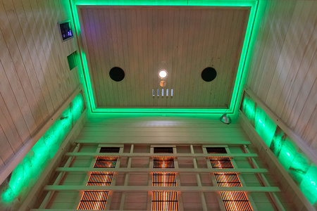 MO-RL3S infrapunasaun soolakiviga | Wellness | Relax | SPA | Modernne disain | Panoraamaklaasiga