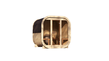 Eke 220 āra pirts 4-6 personām / Elektriskā vai Harvia malkas plīts / Augstas kvalitātes ziemeļu egles (priežu termālā koksne) | Wellness | Relaksācija | SPA | Wellness | Relaksācija | SPA | Ziemeļu stils | Termālā koksne