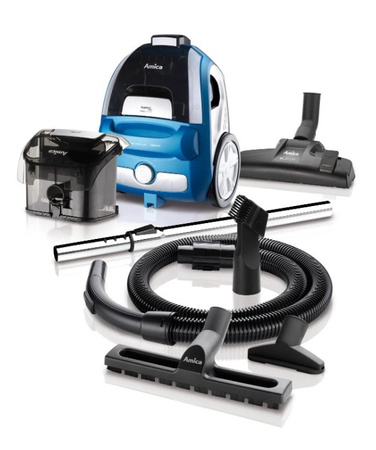 Aspirador doméstico sem saco com potente sistema de filtragem EPA 12 - Amica BAGIO Eco VM3041