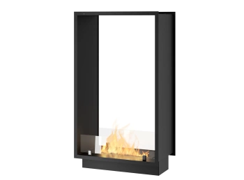 Cheminée bio double face 2SIDE 1000 SLIM/VERT – un feu luxueux dans une forme moderne