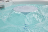 Jacuzzi OF-V3201 – SPA rond 8 places avec hydromassage, LED, Bluetooth et ozonateur