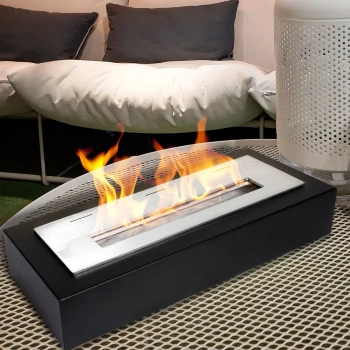 Prostostoječe biokamino z vložkom za biokamin 36 cm - ekološko in brezdimno ogrevanje