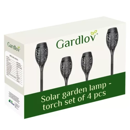 Solární zahradní lampa - sada svítilen.4 sh.23560