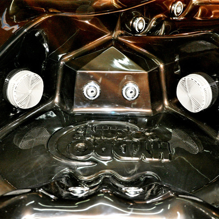 Trädgårdsjacuzzi SPA751 210x210 cm – lyxig avkoppling i din trädgård