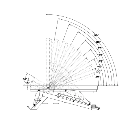 BANC D'EXERCICE RÉGLABLE L3150 COMMERCIAL HMS