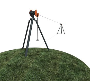 Въжена пързалка LK817 - Въжена пързалка, идеална за деца