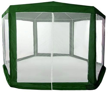 MultiGarden Green Commercial Garden Pavilion Tent 2x2x2 m with Mosquito Net | Garden furniture, relaxation, modern style