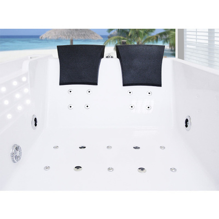 Fenix ​​​​606AH δεξιά λευκή μπανιέρα με υδρομασάζ και θερμαντήρα 180x120 cm – πολυτέλεια, άνεση και χαλάρωση στο μπάνιο σας