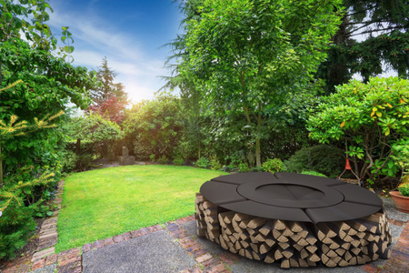Braciere da giardino Loop 2m – Braciere in acciaio