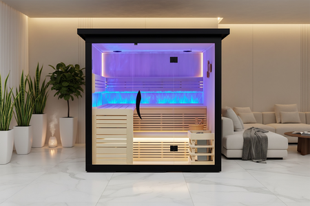 Суха сауна OFS05-3-T – Финландска сауна за дома или навън