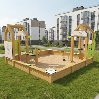 Пясъчник TE344 - Детски пясъчник за детска площадка